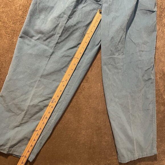 NWT Woman Within Pants Womens 18WP Classic Corduroy Light Blue Pull On Stretch - Picture 8 of 8